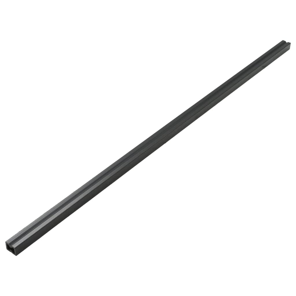 WPC Decking Boards with Accessories 10 mÂ² 2.2 m Anthracite