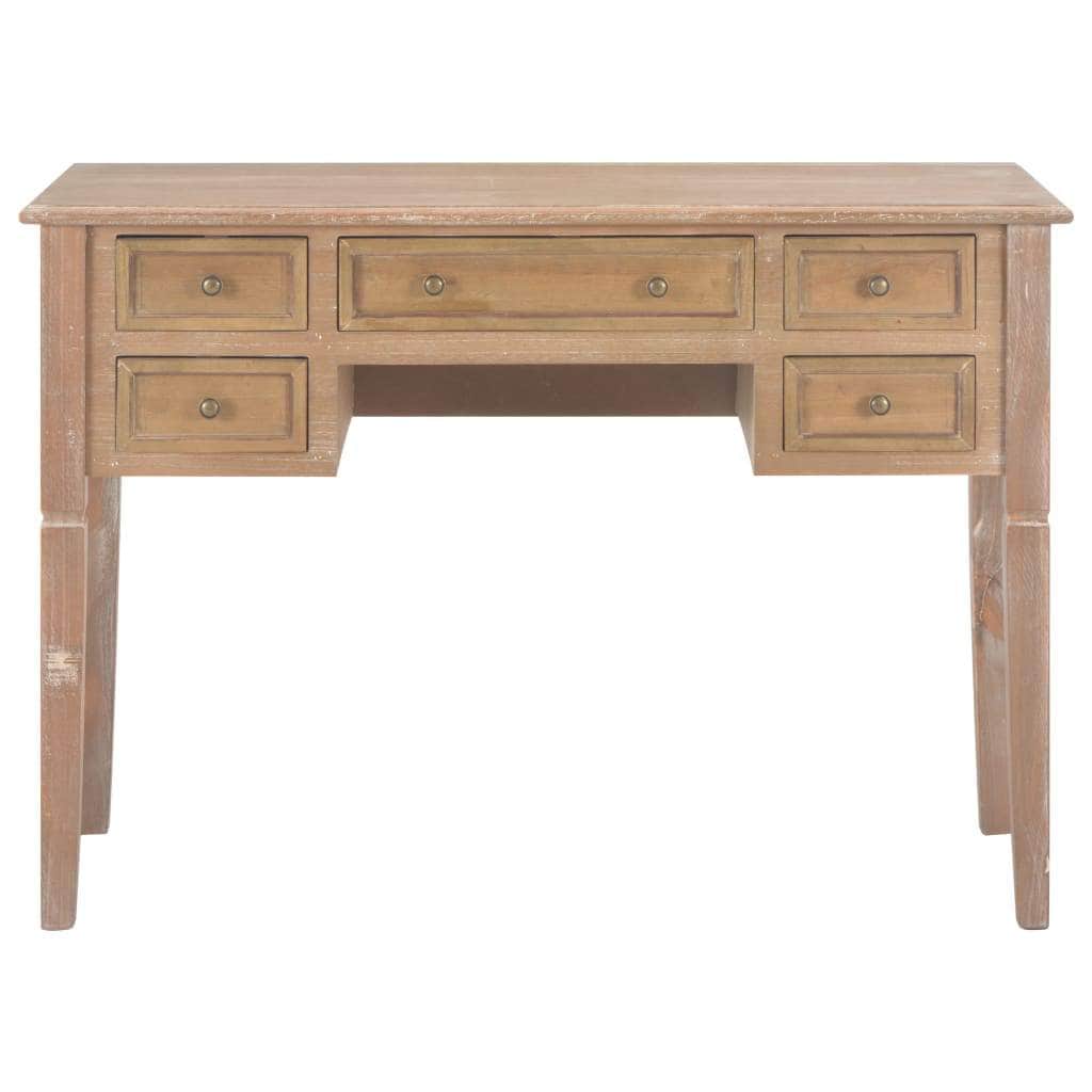 Writing Desk Brown Wood