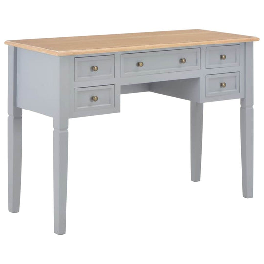 Writing Desk Grey Wood - Office Desks