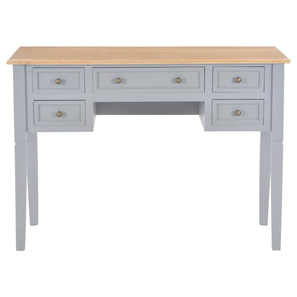 Writing Desk Grey Wood