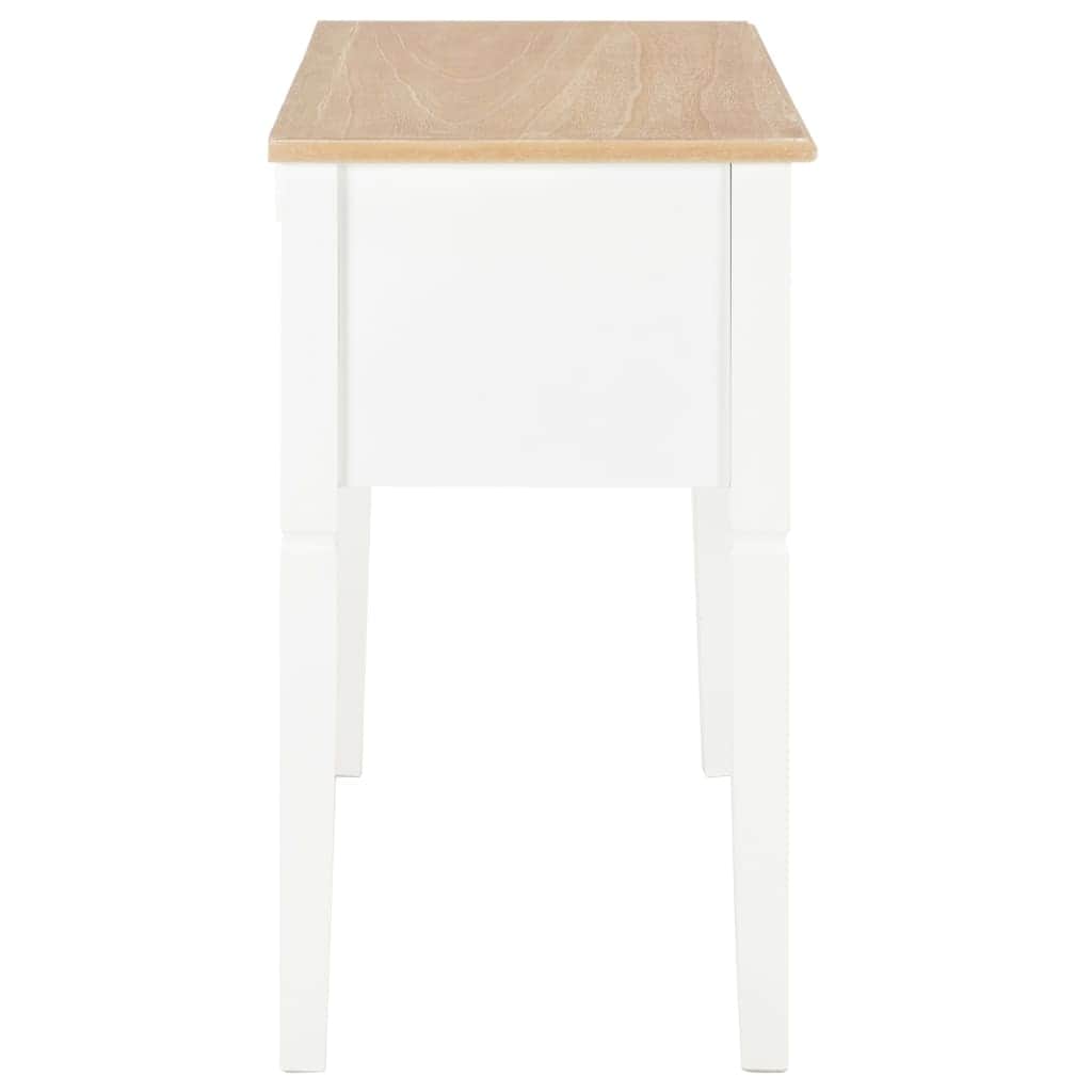 Writing Desk White Wood