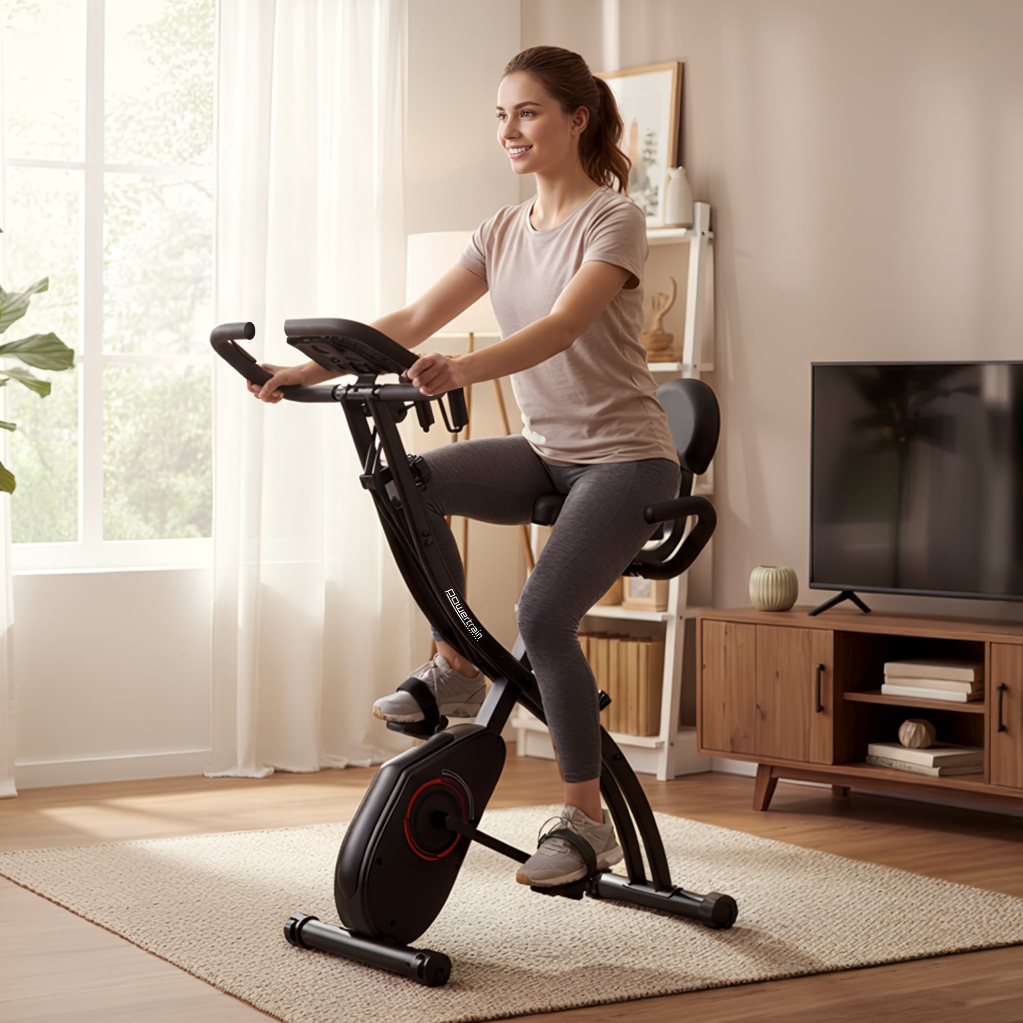 Foldable X Bike With Resistance 23x27cm