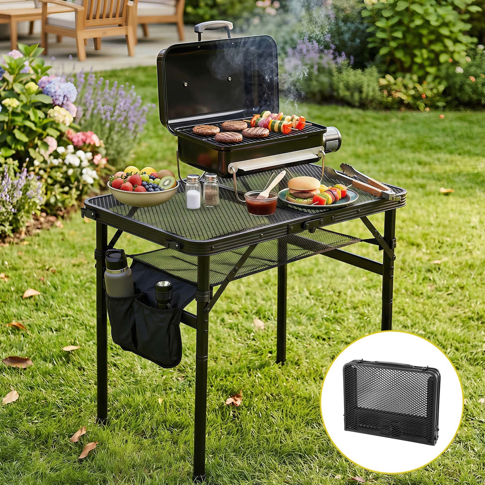 Portable Folding Camp Table Lightweight BBQ | Simpledeals