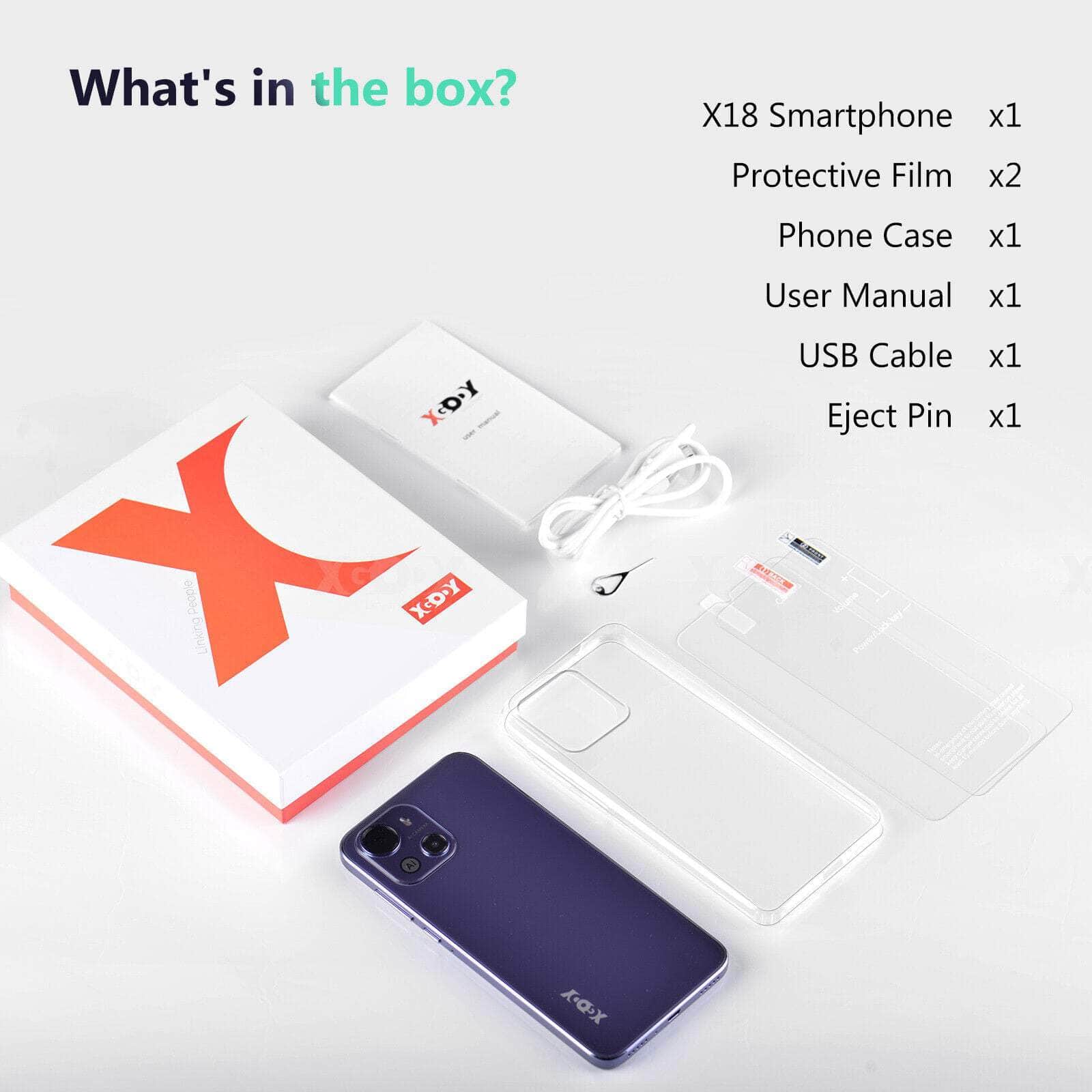 XGODY 6.3" AU Unlocked Mobile Phone New Android 4G Smartphone Dual SIM Quad Core