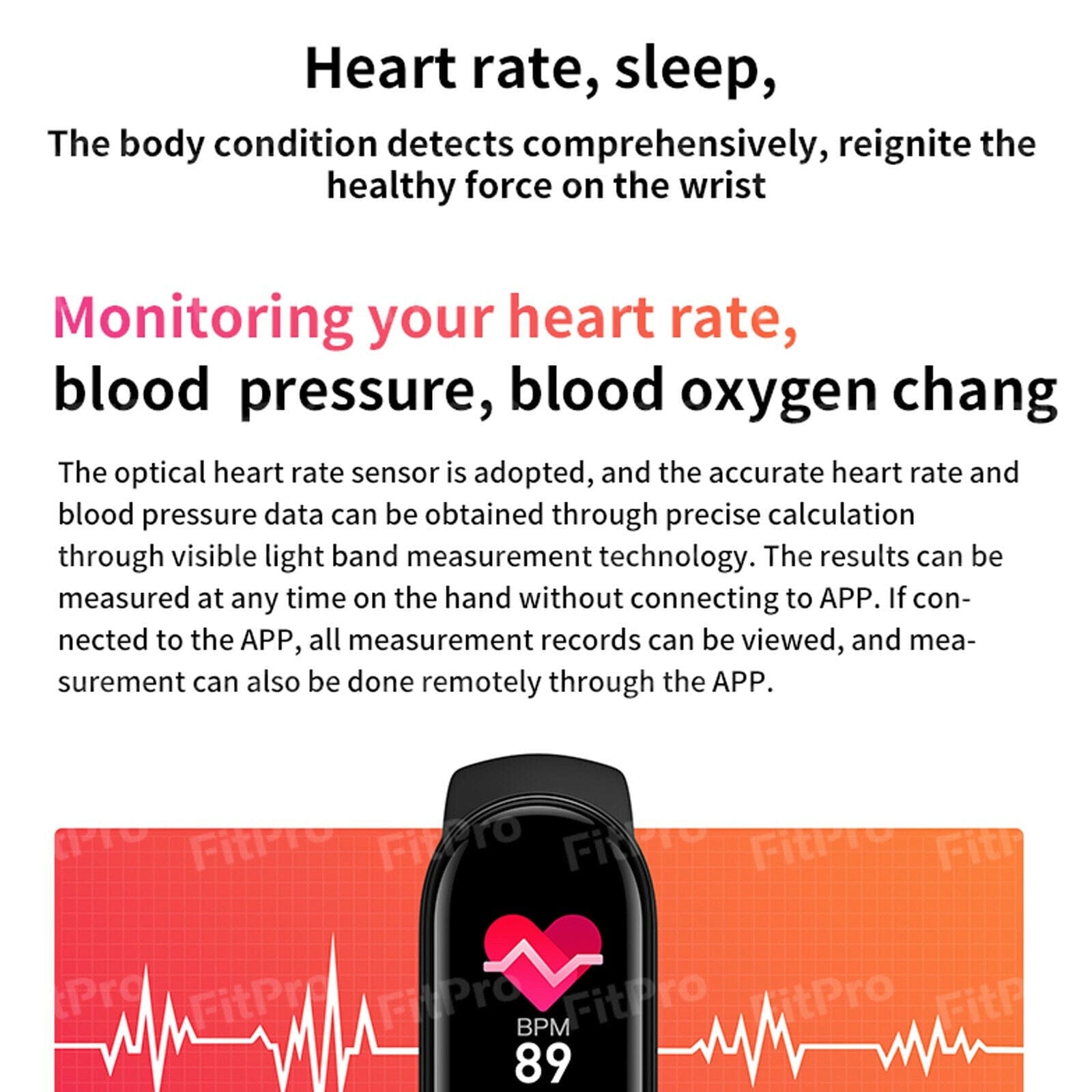 Xiaomi's Cutting-edge M6 Smart Watch Bracelet with Blood Pressure Monitoring and Color Screen