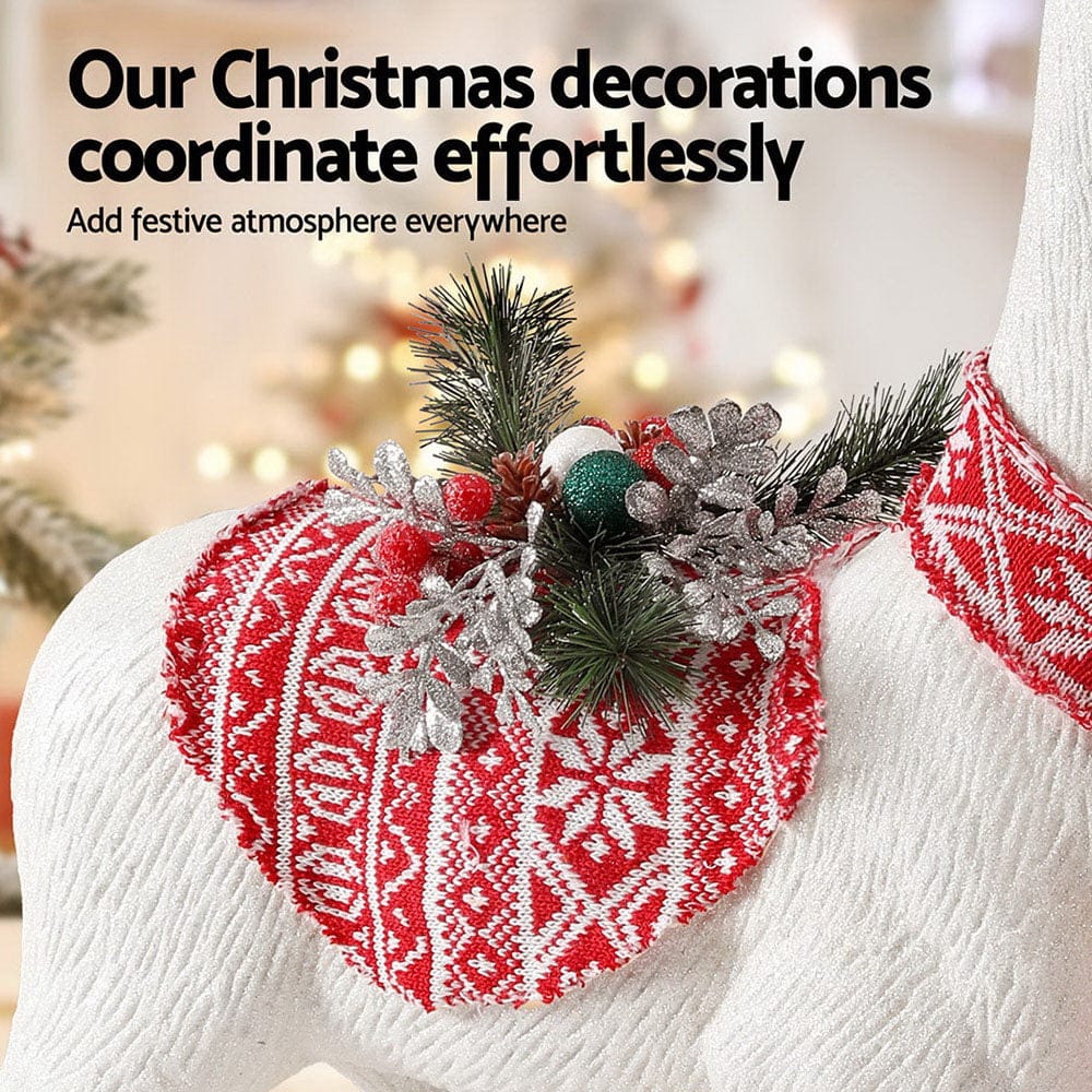 Christmas Reindeer Glitter Deer Ornaments Party Decorations | Christmas Decorations - photo 16