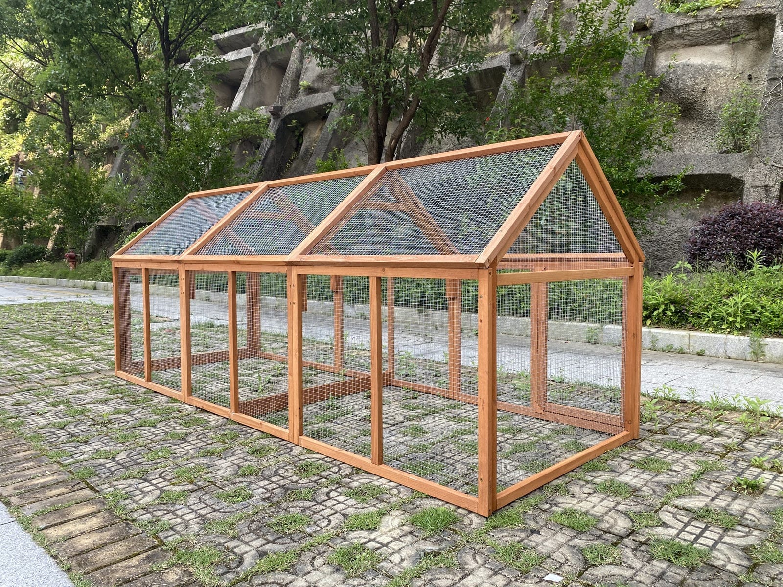 350 CM XXL Chicken Coop Rabbit Hutch Ferret Cage with Small Animal Habitats & Cages