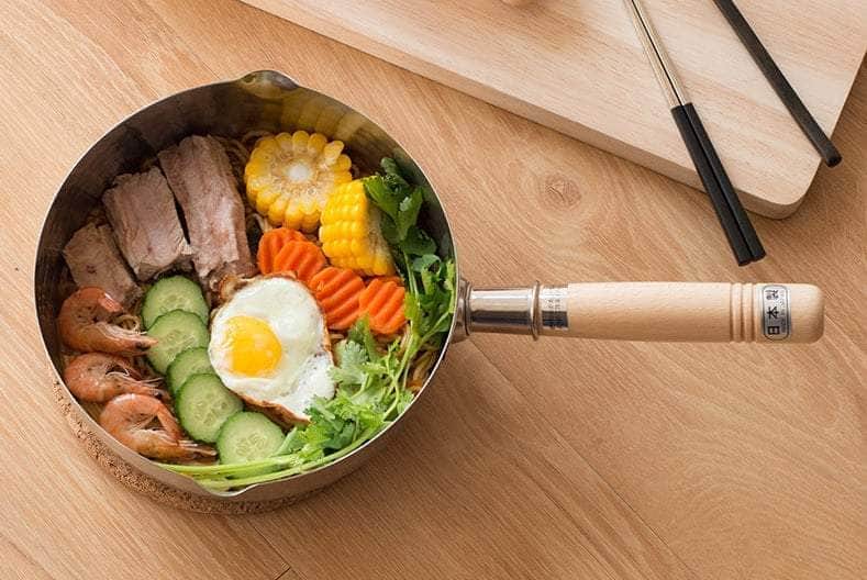 Yoshikawa Stainless Yukihira Saucepan 22Cm  Yh6754