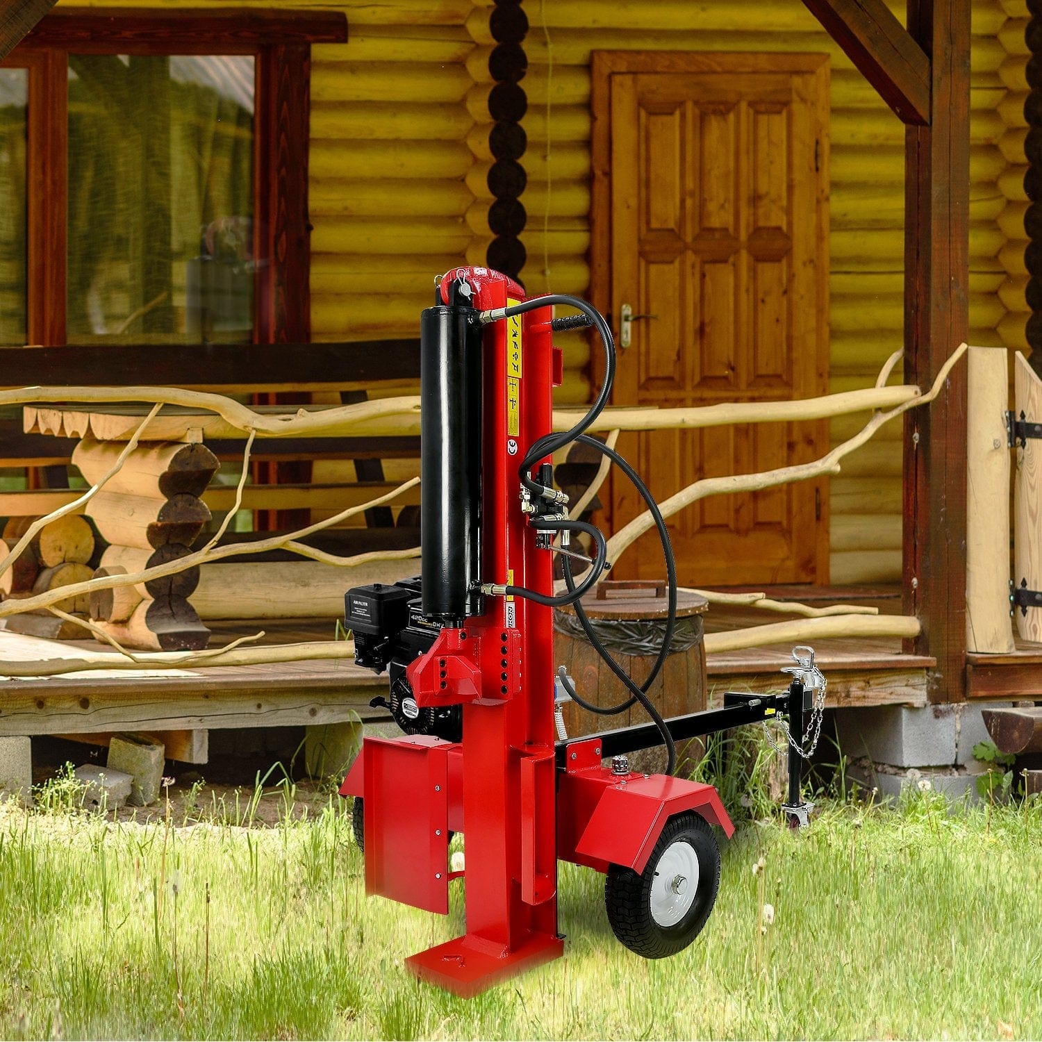 Yukon Petrol Log Splitter 60Ton with farm rural - photo 8