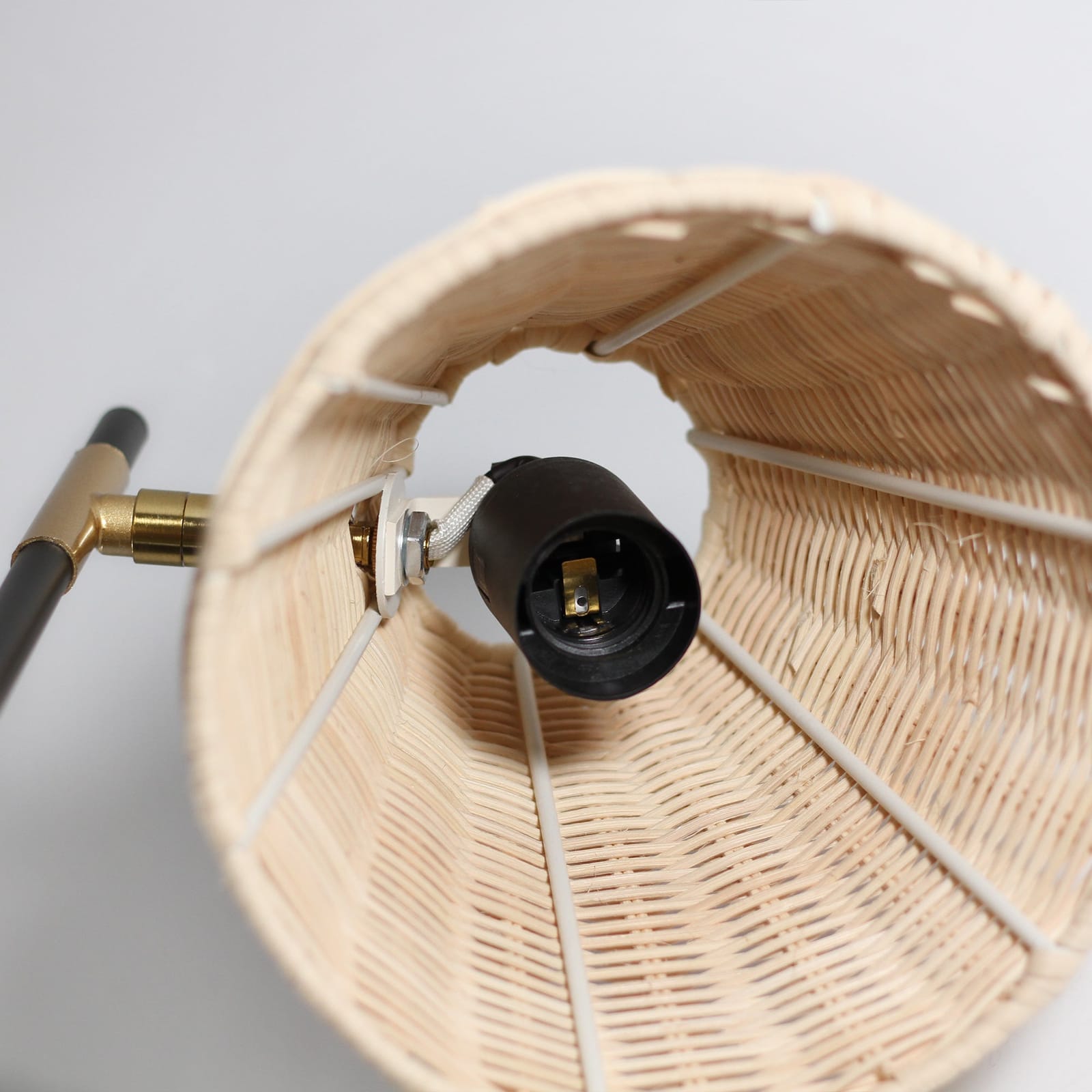 Yvette Rattan Table Lamp with Table Lamps