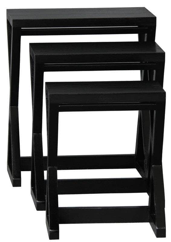 Z Style Nest Of Table (Black)