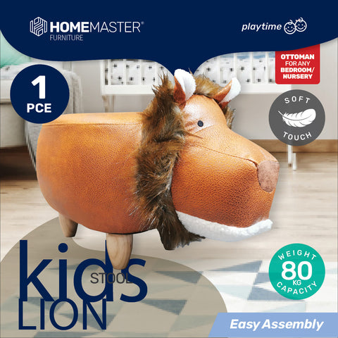 Home Mkids Animal Stool Lion Character Premium Quality &Amp