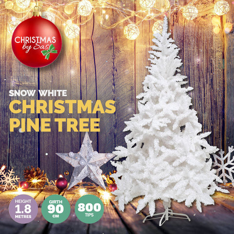 1.8m White Pine Tree Full Figured Easy Assembly 800 Tips