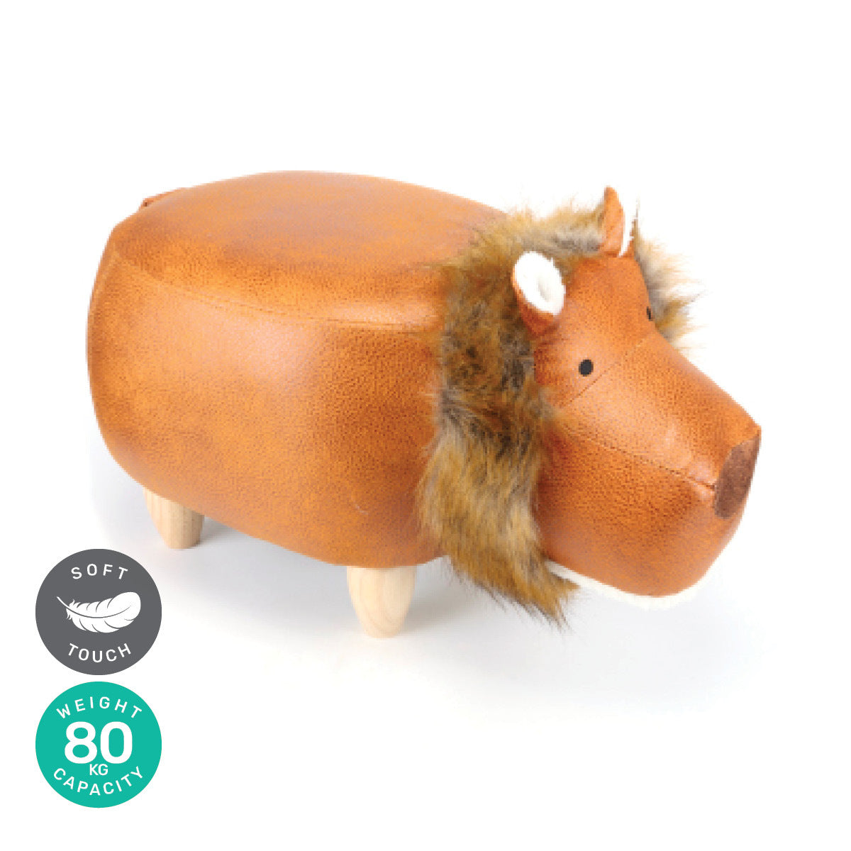 Home Mkids Animal Stool Lion Character Premium Quality &Amp