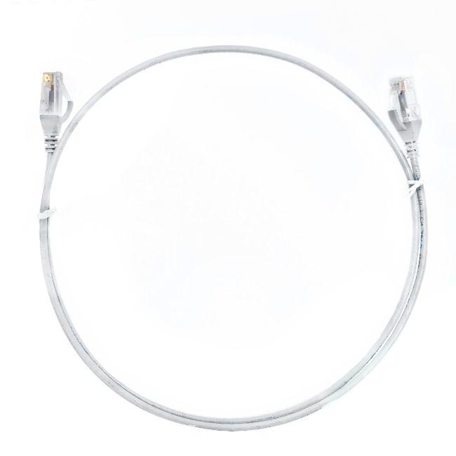 0.5m Cat 6 Ultra Thin Ethernet Network Cable. White