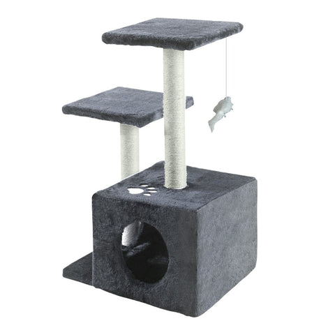 0.6M Cat Scratching Post Tree Grey