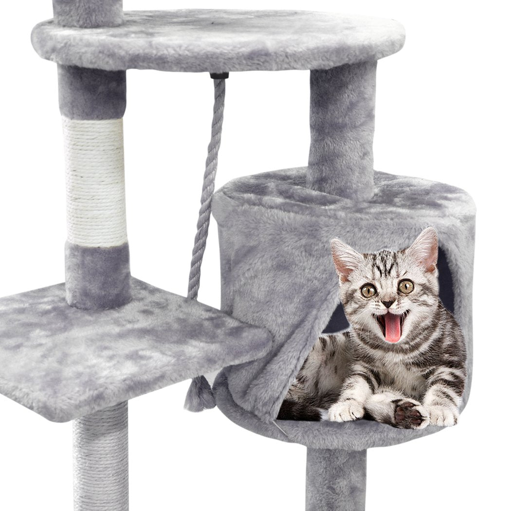 pet products 1.1M Cat Scratching Post Tree Gym House