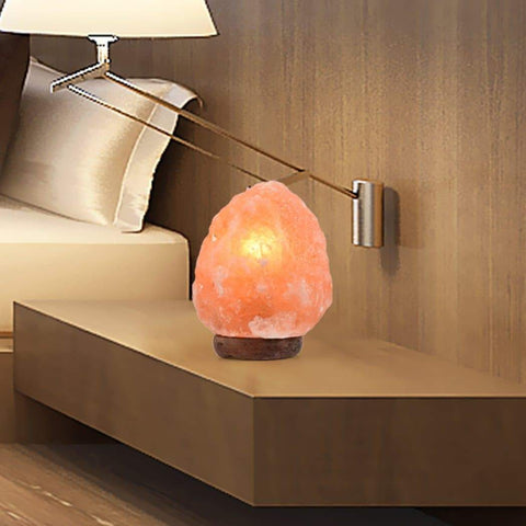 lighting 1-2 Kg Salt Lamp Rock Crystal Natural Light