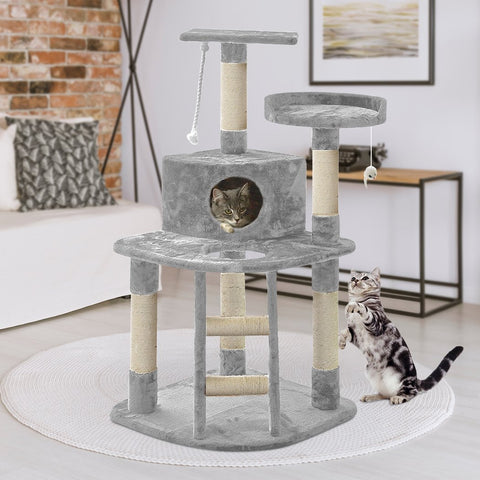pet products 1.2M Cat Scratching Post Tree Gym House