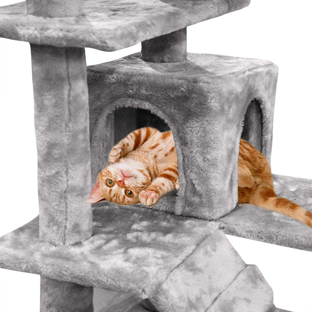 pet products 1.3M Cat Scratching Post Tree Gym House