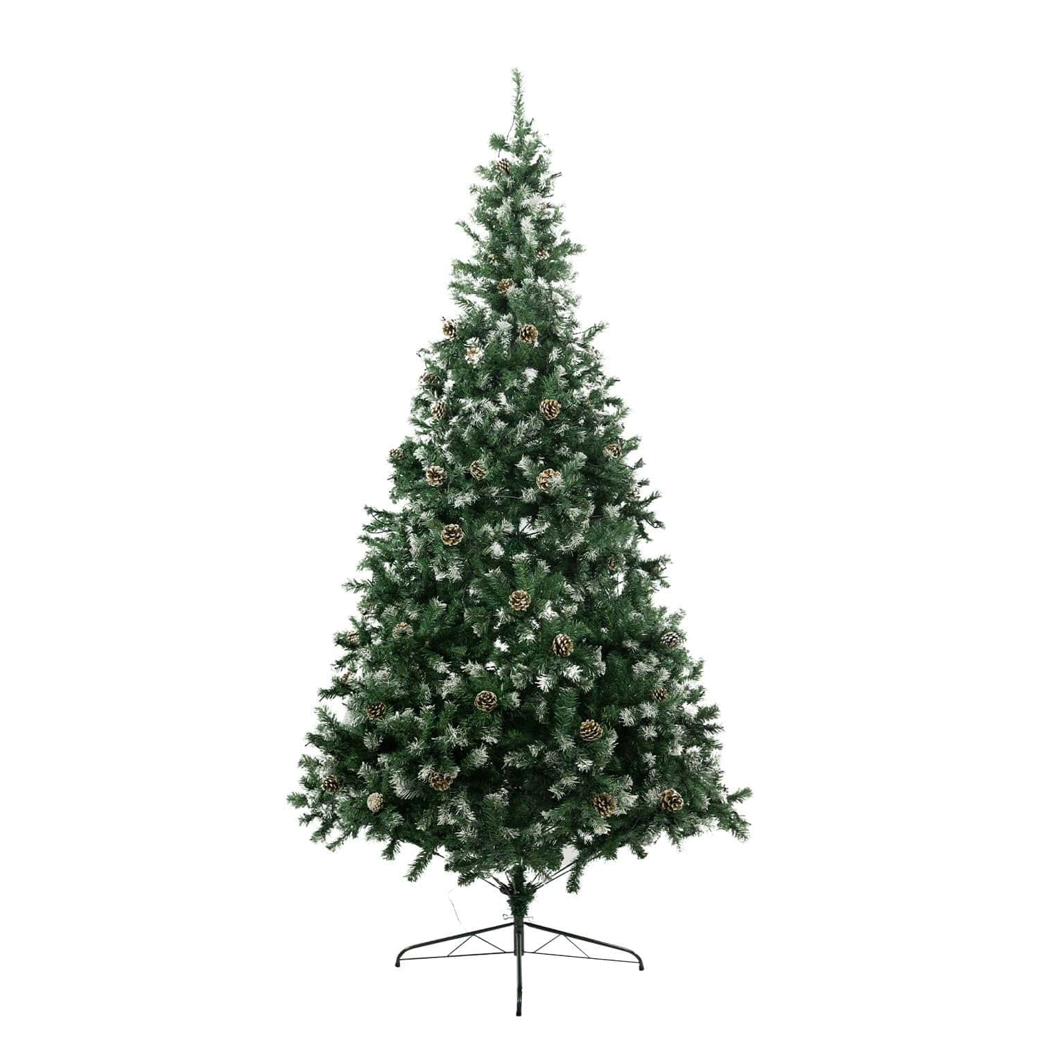 1.5m Pre Lit LED Christmas Tree with Pine Cones