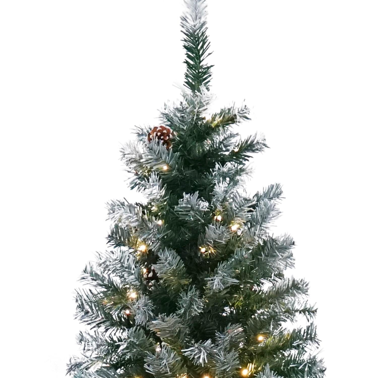 1.5m Pre Lit LED Christmas Tree with Pine Cones