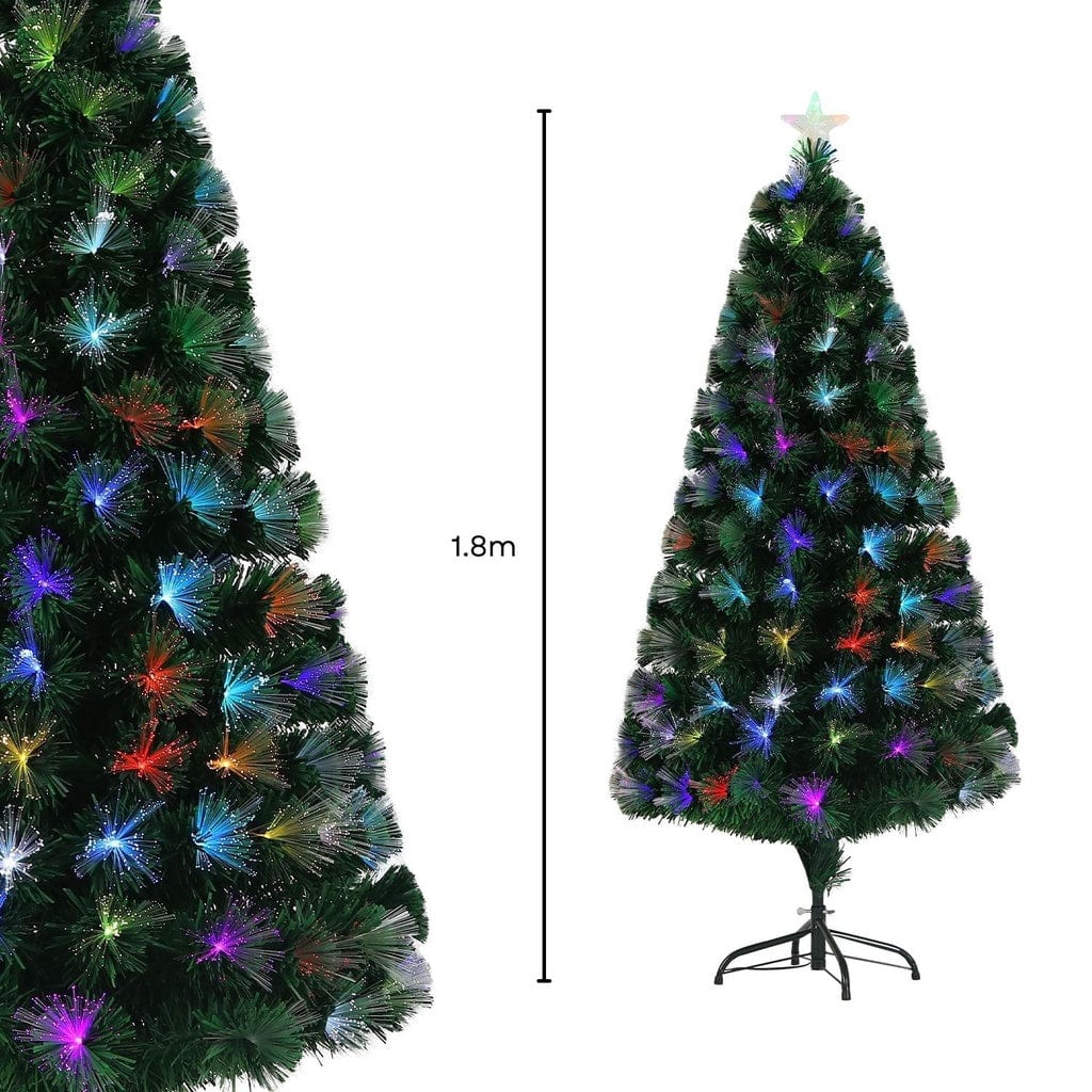 1.8m Fiber Optic Artificial Christmas Trees FS-TREE-02