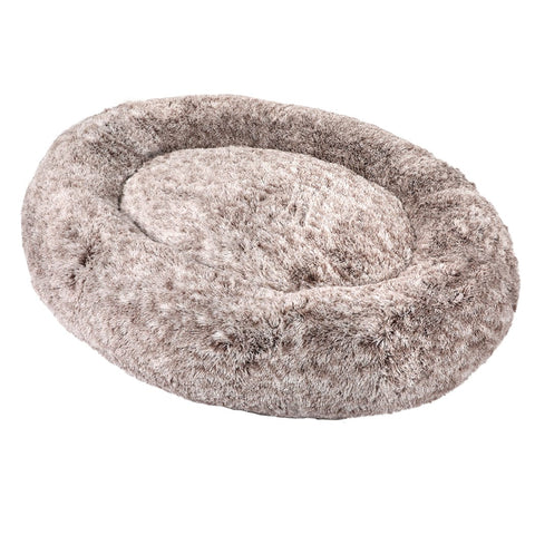 1.8m Fluffy Calming Portable Napping Mattress Sofa Bed Brown