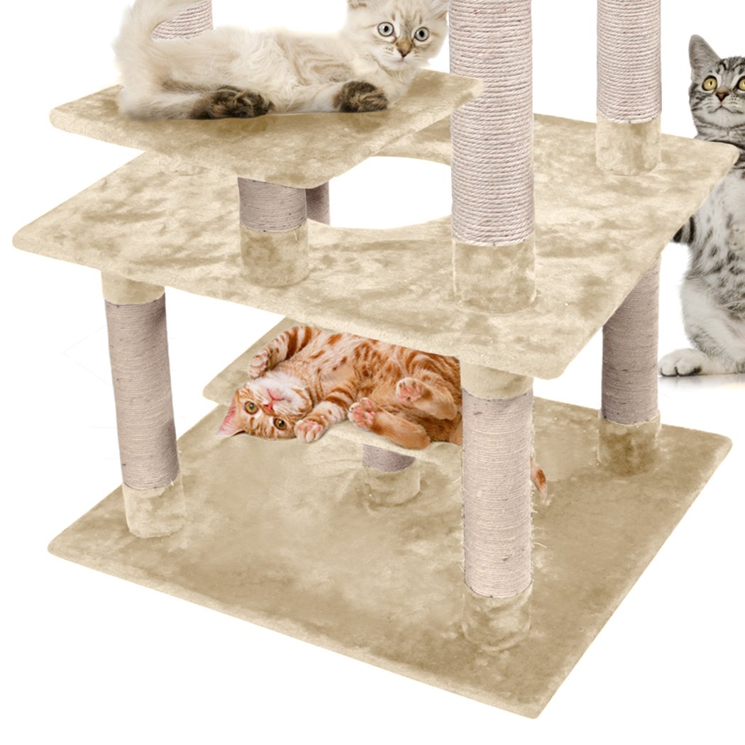 pet products 1.98M Cat Scratching Post Tree Gym House