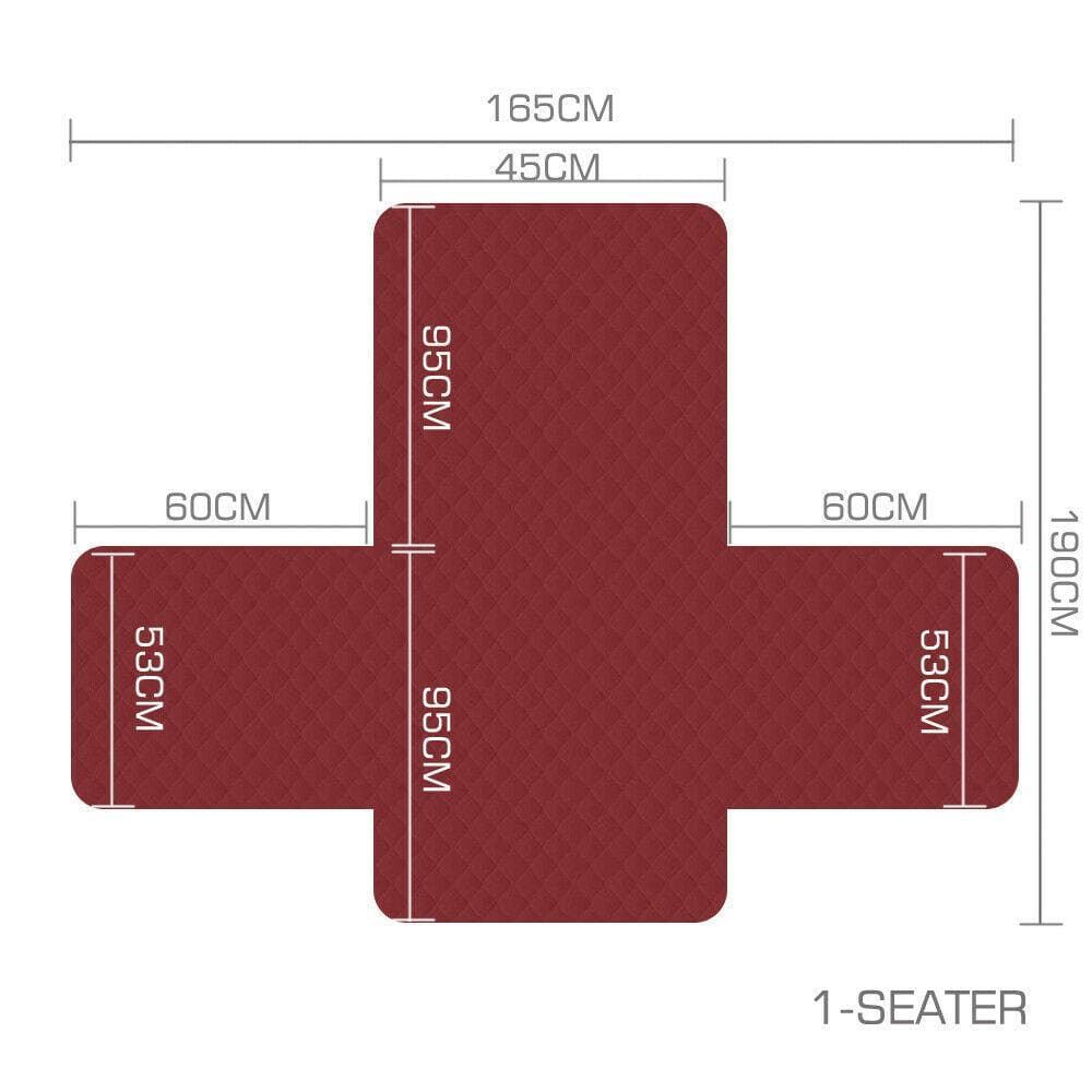 living room 1 Seater Couch Sofa Cover Slipcover Pet Kids Protector