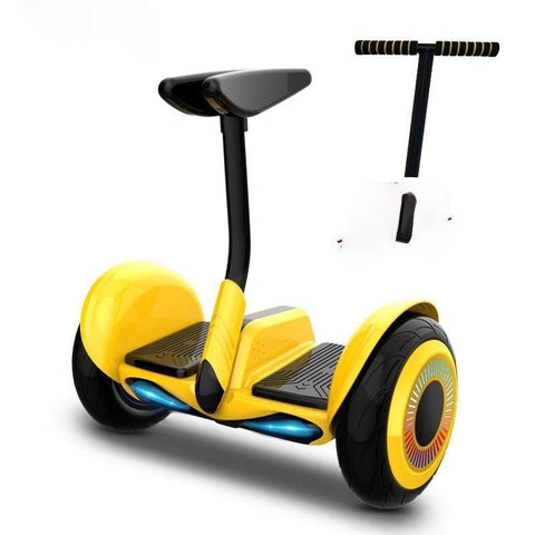 10 In With Bluetooth Speaker And Led Lights S- Electric Self Balancing Transporter Yellow Au