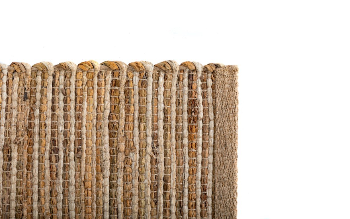 idropship table 7 100% natural jute rug bchief/natural