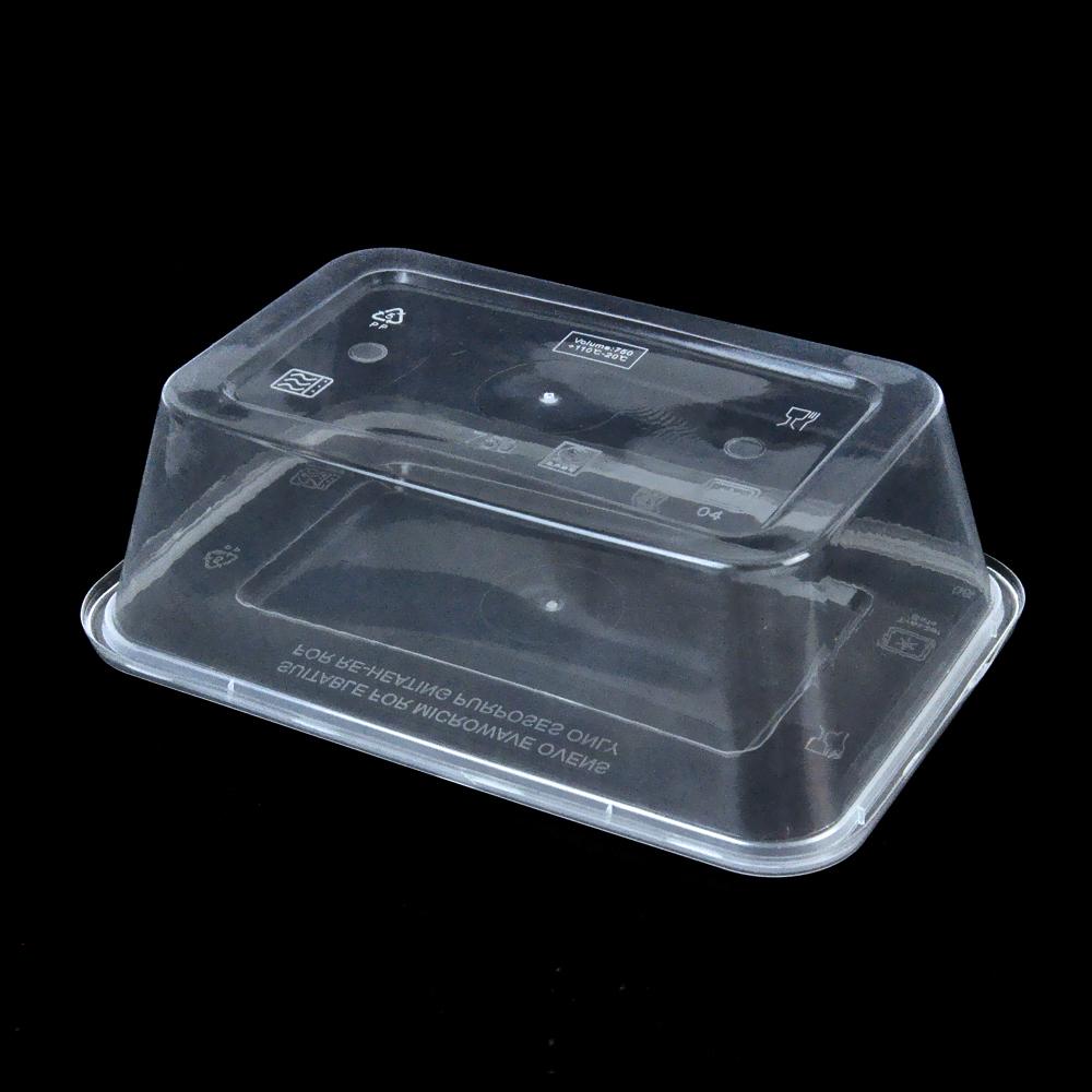 Kitchen Supplies 100 Pcs 750ml Platstic Food Containers Boxes