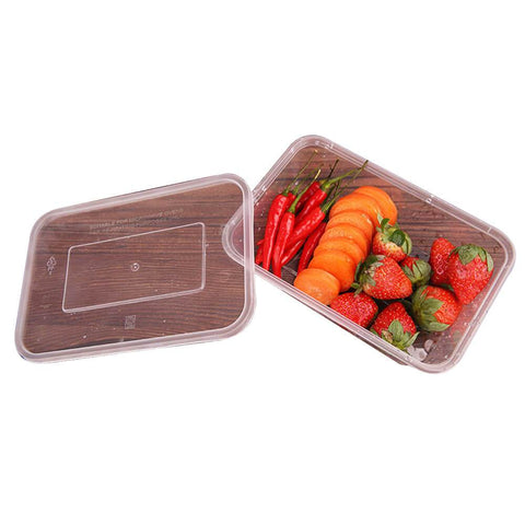 Kitchen Supplies 100 Pcs 750ml Platstic Food Containers Boxes