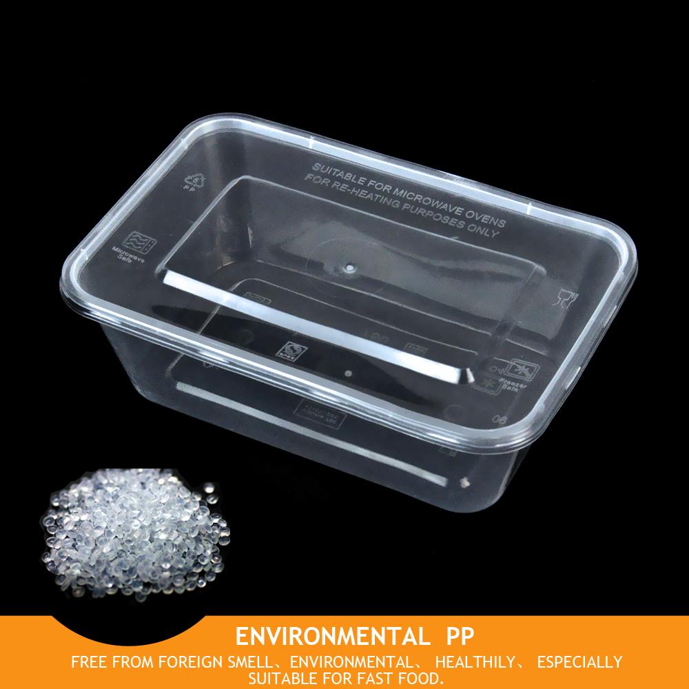 Kitchen Supplies 100 Pcs 750ml Platstic Food Containers Boxes