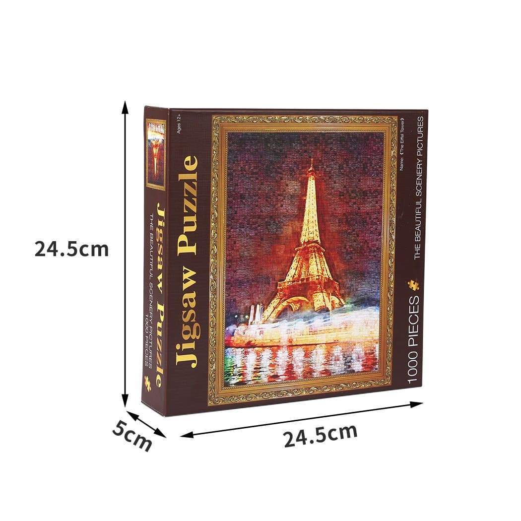 kids products 1000 Piece Eiffel Tower Kids Diy Puzzle Toys