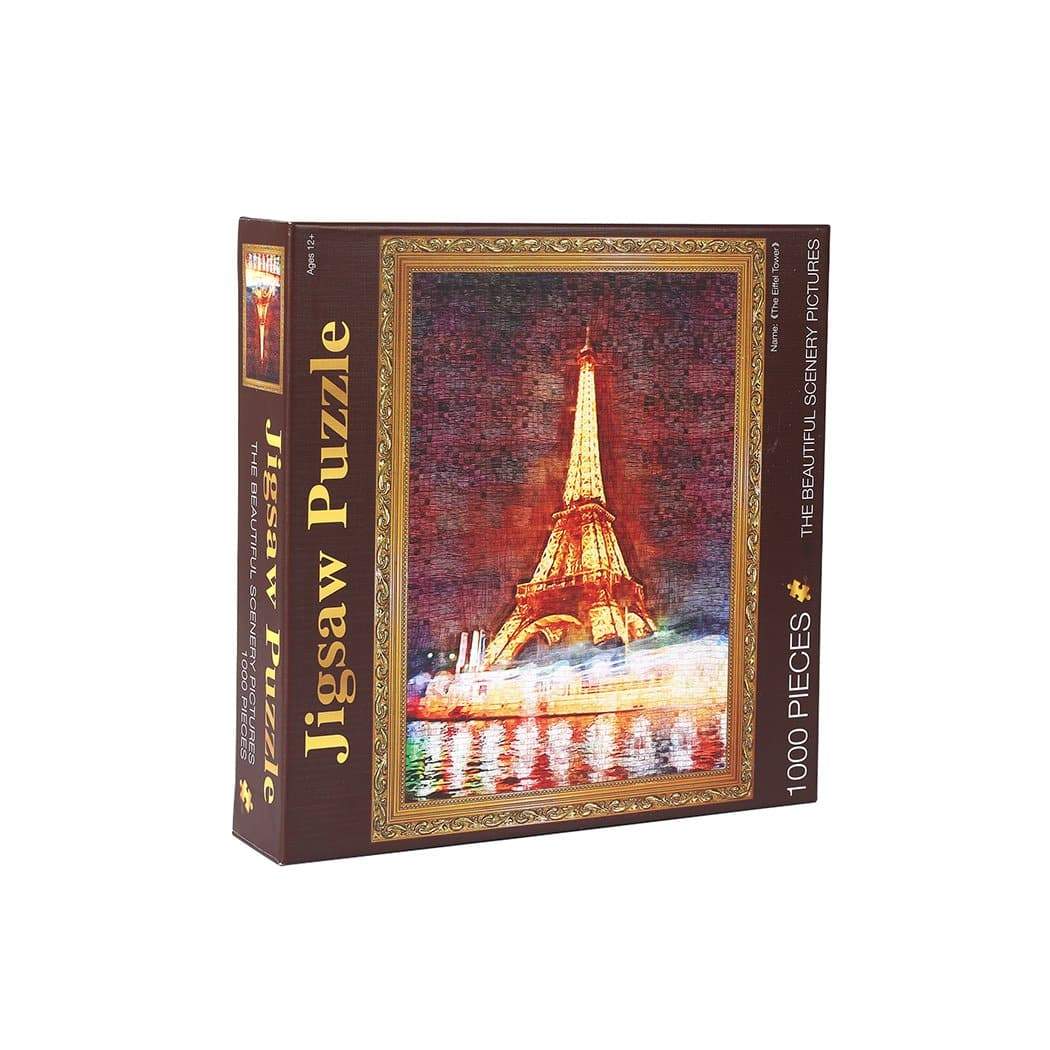 kids products 1000 Piece Eiffel Tower Kids Diy Puzzle Toys