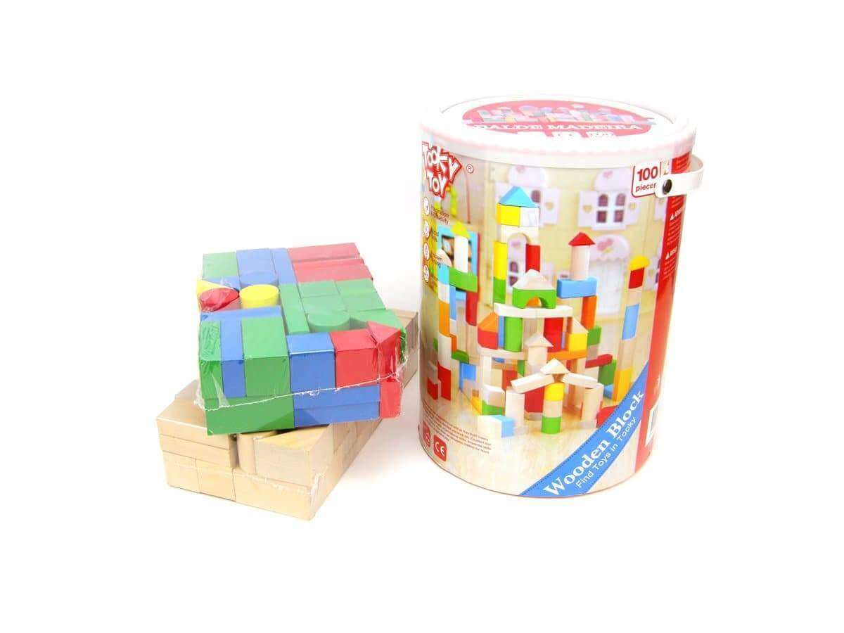toys for infant 100Pcs Wooden Block