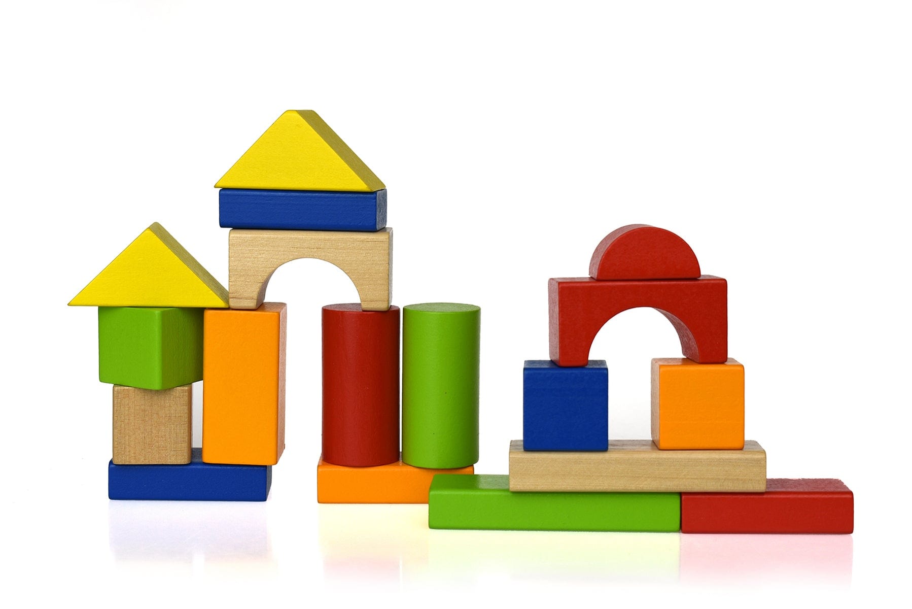 100Pcs Wooden Building Block New