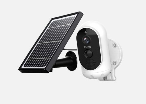 electronics 1080p Battery Camera with Solar Panel