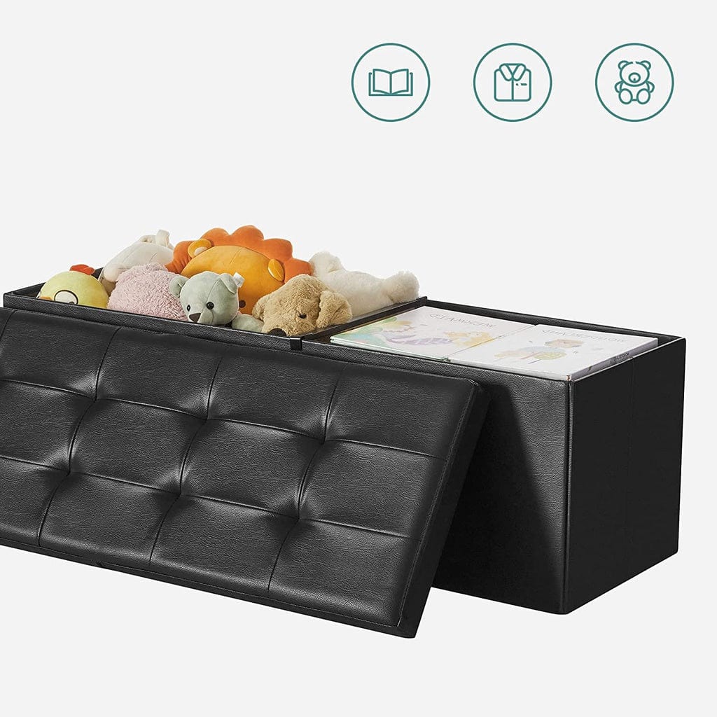 110cm Folding Ottoman Bench Footrest