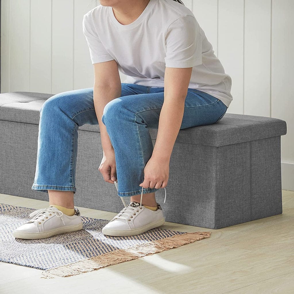 110cm Folding Ottoman Bench Footrest