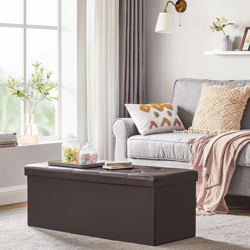 110cm Storage Ottoman Bench