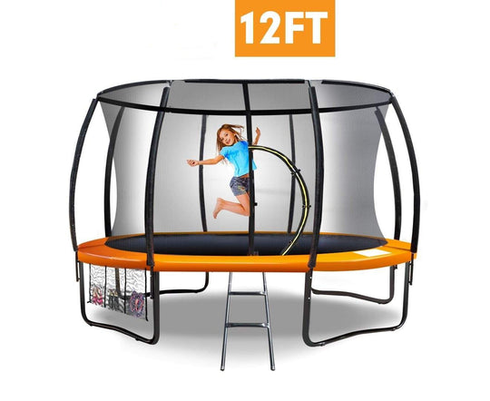 Kahuna 12 ft Trampoline Outdoor Spring Pad Mat Net