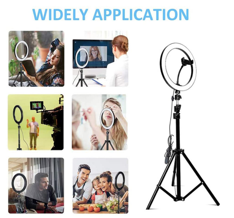 12 Inch Phone Selfie Ring Light with Stand