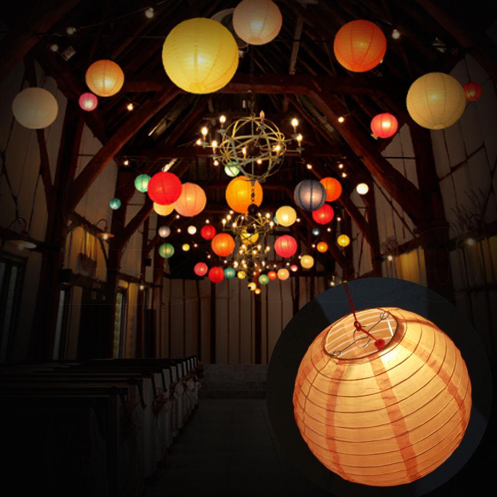 Party Supplies 12" Paper Lanterns for Wedding Party Festival Decoration