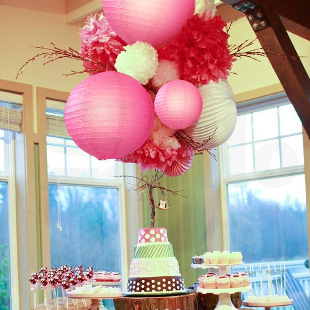 Party Supplies 12" Paper Lanterns for Wedding Party Festival Decoration