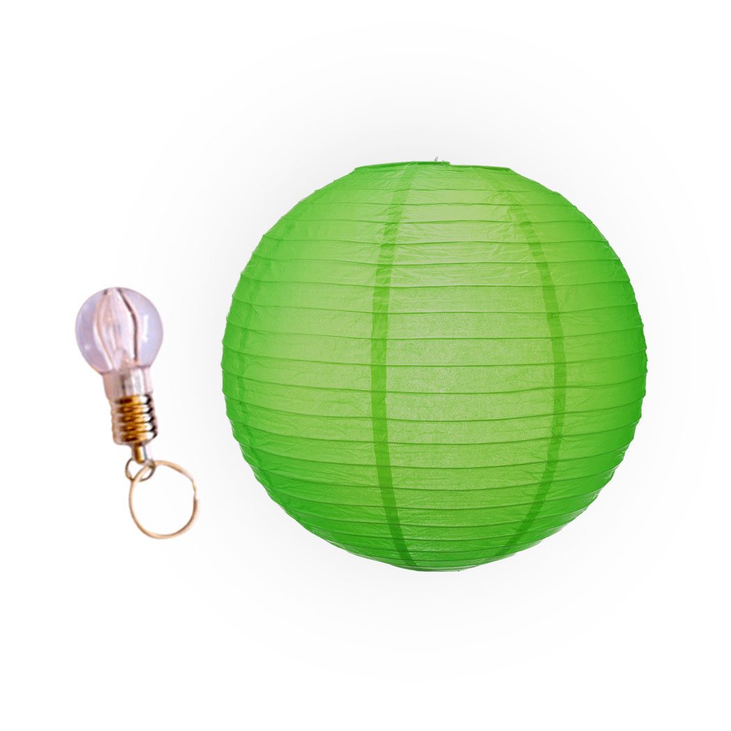 Lighting 12" Paper Lanterns for Wedding Party Green Colour