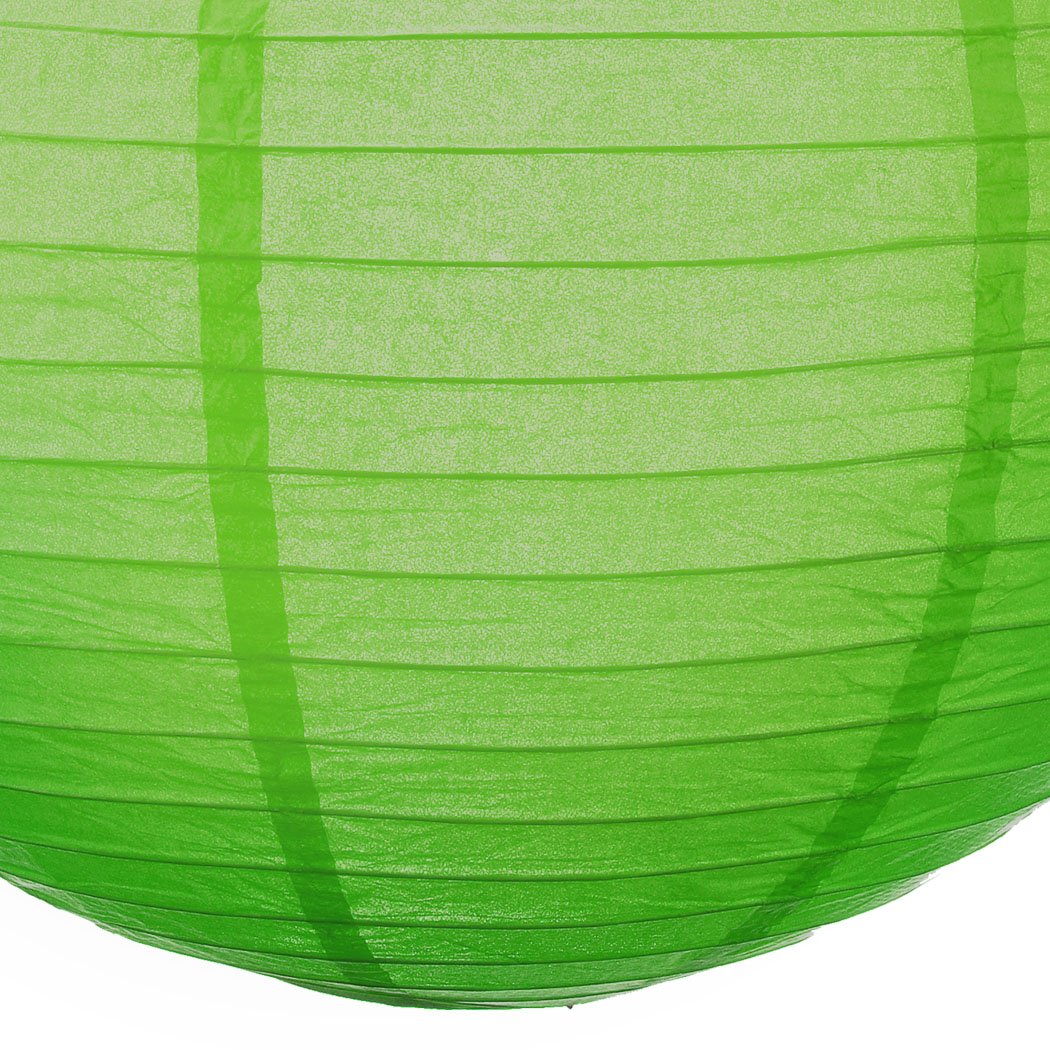 Lighting 12" Paper Lanterns for Wedding Party Green Colour