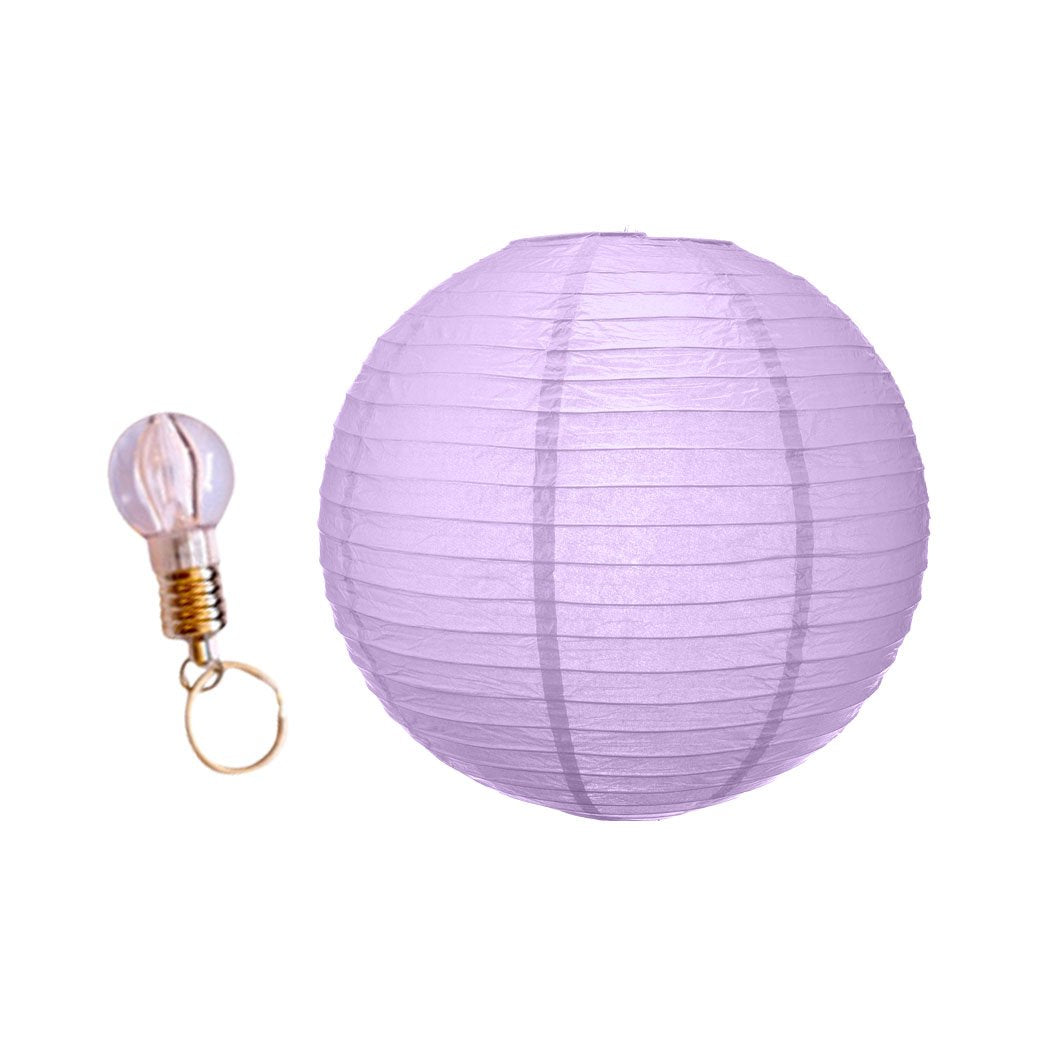 Lighting 12" Paper Lanterns for Wedding Party Purple